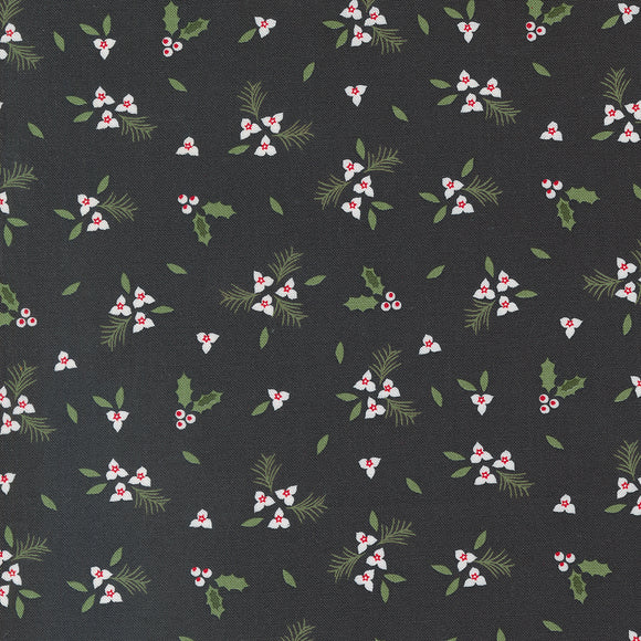 PREORDER Starberry Pine Sprigs Charcoal 29182 14 by Corey Yoder- Moda- 1/2 yard