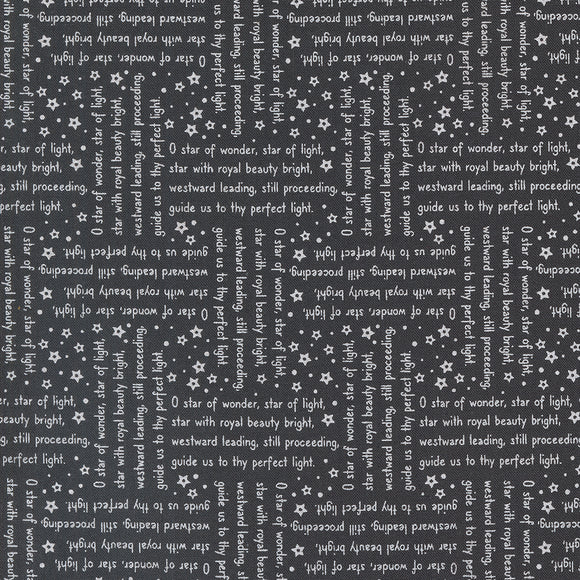 PREORDER Starberry Woven Song Charcoal 29184 24 by Corey Yoder- Moda- 1/2 yard