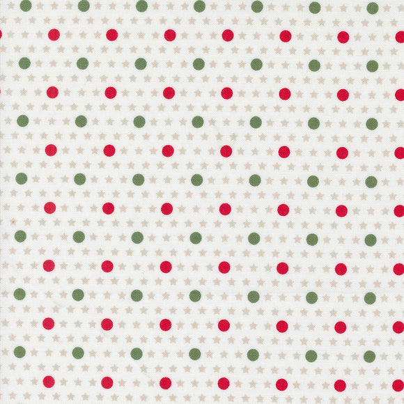 PREORDER Starberry Polka Star Dots Off White 29186 11 by Corey Yoder- Moda- 1/2 yard