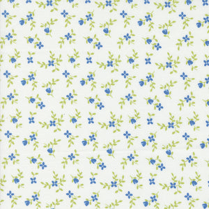 Cali & Co Vine and Bud Cloud Cobalt 29192 21 by Corey Yoder- Moda- 1/2 Yard