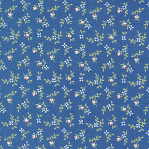 Cali & Co Vine and Bud Cobalt 29192 41 by Corey Yoder- Moda- 1/2 Yard