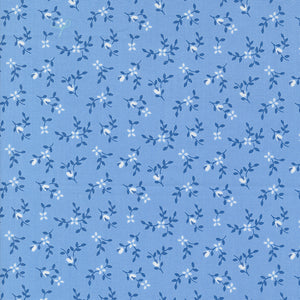 Cali & Co Vine and Bud Sky Blue 29192 42 by Corey Yoder- Moda- 1/2 Yard