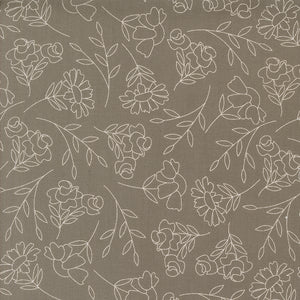 Abloom Spring Sketch Slate 29211 19 by Corey Yoder- Moda- 1/2 yard