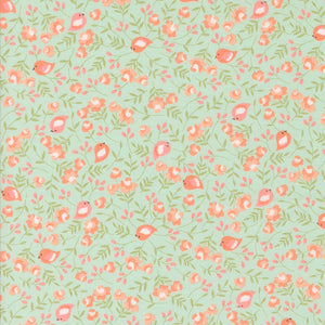 Abloom Songbird Robins Egg 29212 18 by Corey Yoder- Moda- 1/2 yard