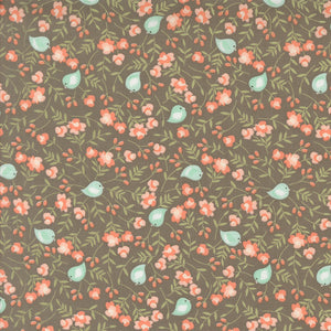 Abloom Songbird Slate 29212 19 by Corey Yoder- Moda- 1/2 yard