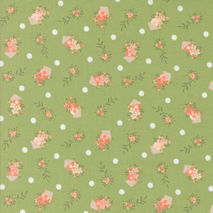 Abloom Birdhouses Cucumber 29213 17 by Corey Yoder- Moda- 1/2 yard