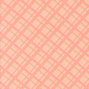 Abloom Stitched Plaid Bubble Gum 29214 13 by Corey Yoder- Moda- 1/2 yard