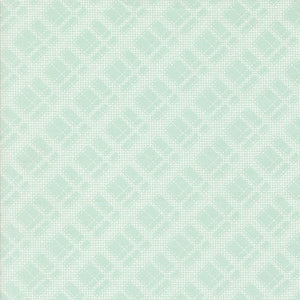 Abloom Stitched Plaid Robins Egg 29214 28 by Corey Yoder- Moda- 1/2 yard