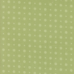 Abloom X O Dots Cucumber 29215 27 by Corey Yoder- Moda- 1/2 yard