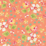 In The Garden Garden Flowers Coral 29230 15 by Corey Yoder- Moda- 1/2 Yard