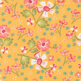 In The Garden Garden Flowers Goldenrod 29230 18 by Corey Yoder- Moda- 1/2 Yard