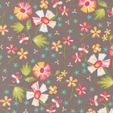 In The Garden Garden Flowers Slate 29230 23 by Corey Yoder- Moda- 1/2 Yard