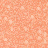 In The Garden Garden Sketch Coral 29231 35 by Corey Yoder- Moda- 1/2 Yard