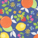 Fruit Salad- Fruits- Cobalt 29240 24 by Corey Yoder- Moda- 1/2 Yard