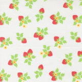 Fruit Salad- Strawberries- Off White 29243 11 by Corey Yoder- Moda- 1/2 Yard
