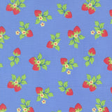 Fruit Salad- Strawberries- Sky 29243 23 by Corey Yoder- Moda- 1/2 Yard
