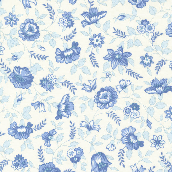 Blueberry Delight Blueberry Fields Cream 3031 11 by Bunny Hill Designs - 1/2 yard