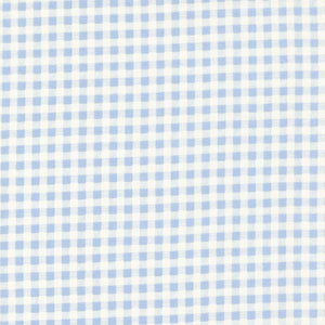 Blueberry Delight Gingham Checks Sky 3038 11 by Bunny Hill Designs - 1/2 yard