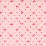 Hollyhocks and Roses Little Bird Hollyhock Pink 3053 18 by Bunny Hill Designs - Moda - 1/2 Yard