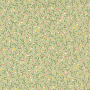 Flower Girl Meadow Celery 31731 18 by Heather Briggs- Moda- 1/2 Yard