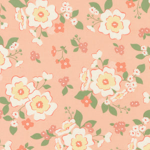 Dainty Meadow Wild Boutique Peachy 31740 17 by Heather Briggs- Moda -1/2 Yard