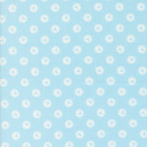 Dainty Meadow Dainty Dot Sky 31746 22 by Heather Briggs- Moda -1/2 Yard