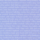 Pastel Prairie Words Sky 31784 21 by Heather Briggs- Moda-1/2 Yard