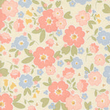 Handmade Sweetness Vintage Blooms- Porcelain 31790 11&nbsp; by Heather Briggs of My Sew Quilty Life - 1/2 Yard