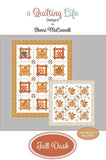 Fall Dash Pattern G QLD 196 by Sherri McConnell from  A Quilting Life- 53 X 68"