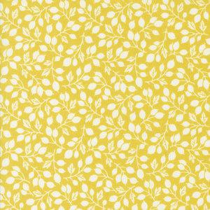 Portofino Olive Branch Citron 35393 27 by  Fig Tree- Moda- 1/2 Yard