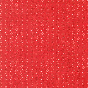 PREORDER Portofino Polka Dot Duo Pomegranate 35397 16 by  Fig Tree- Moda- 1/2 Yard