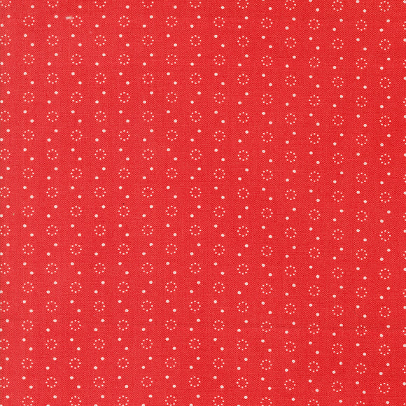 PREORDER Portofino Polka Dot Duo Pomegranate 35397 16 by  Fig Tree- Moda- 1/2 Yard