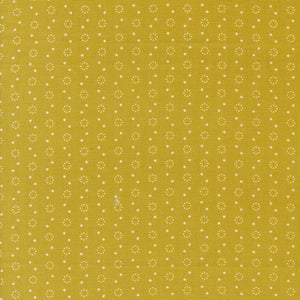 Portofino Polka Dot Duo Pineapple 35397 17 by  Fig Tree- Moda- 1/2 Yard