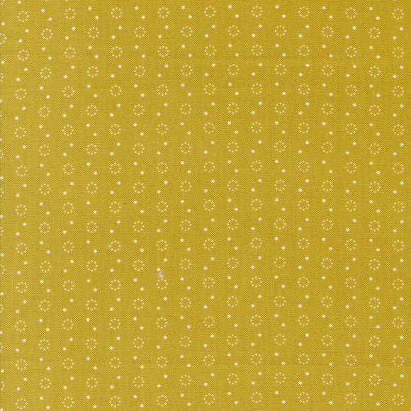 Portofino Polka Dot Duo Pineapple 35397 17 by  Fig Tree- Moda- 1/2 Yard