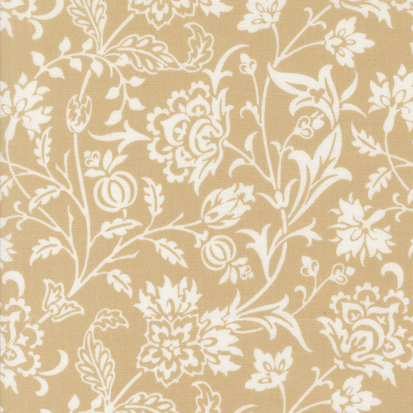 Agatha Road Harvest Floral Fog 35410 14 by  Fig Tree- Moda-1/2 Yard