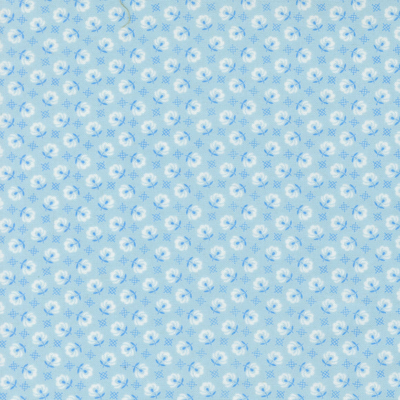 PREORDER Rosie Prairie Toss Forget Me Not 35425 16 by Fig Tree- Moda- 1/2 Yard