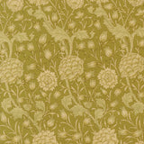 PREORDER Larkspur and Linen Morris Tulips Moss 35450 28 by Fig Tree- Moda- 1/2 Yard