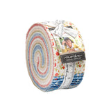 PREORDER Larkspur and Linen Jelly Roll 35450JR by Fig Tree- Moda