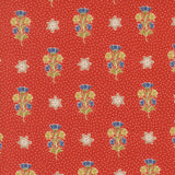 PREORDER Larkspur and Linen Deco Flowers Pomegranate 35453 23 by Fig Tree- Moda- 1/2 Yard