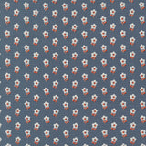 PREORDER Larkspur and Linen Daisies Cornflower 35456 27 by Fig Tree- Moda- 1/2 Yard