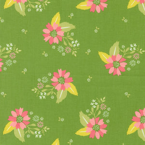 Strawberry Lemonade  Carnation Fresh Grass 37671 20 by Sherri and Chelsi- Moda- 1/2 Yard