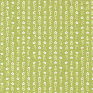 Strawberry Lemonade Blooms Lime 37673 19 by Sherri and Chelsi- Moda- 1/2 Yard