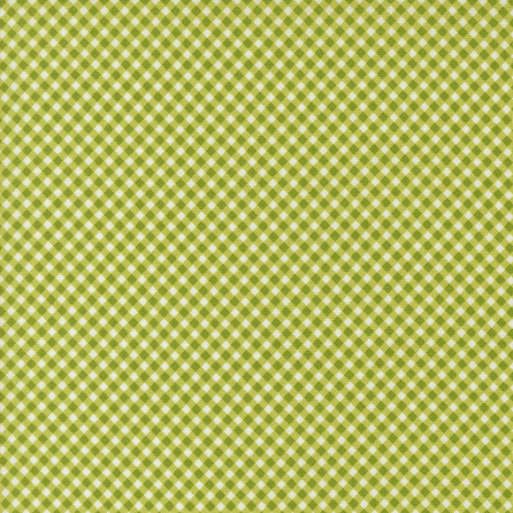 Raspberry Summer Gingham Lime 37697 17 by Sherri and Chelsi- Moda- 1/2 Yard