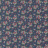 Delightfully Yours Posie Navy 37705 19 by Sherri and Chelsi- Moda- 1/2 Yard