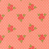 PREORDER Poinsettia and Pear- Bouquet Carnation 37712 15 by Sherri and Chelsi- Moda-1/2 Yard