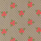 PREORDER Poinsettia and Pear- Bouquet Stone 37712 17 by Sherri and Chelsi- Moda-1/2 Yard
