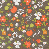 Birch and Willow Pumpkin Patch Slate 37720 17 by Sherri and Chelsi- Moda- 1/2 Yard