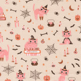 PREORDER Purrs and Boos Cats Moonbeam 39060 11 by Elena Amo - Moda- 1/2 Yard