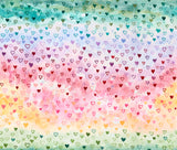 Fleur The Love Some Kinda Love Rainbow 39882 11  by Create Joy- Moda- 1/2 Yard