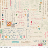 PREORDER Family Reunion Quilt Kit using Family Reunion by Lori Holt-75 1/2  X 90 1/2"